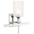 Woodbridge Lighting Chelsea 3Lt Glass Bath Light in Chrome/Sand Blasted