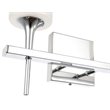 Woodbridge Lighting Chelsea 2Lt Glass Bath Light in Chrome/Sand Blasted