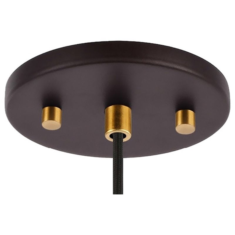 Woodbridge Lighting Chelsea 1Lt Glass Mini-Pendant in Brass/Bronze/Opal