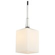 Woodbridge Lighting Chelsea 1Lt Glass Mini-Pendant in Chrome/Bronze/Opal