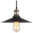 Woodbridge Lighting Fulton 3-Light Metal Shade Cluster Pendant in Bronze/Brass