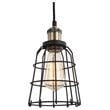 Woodbridge Lighting Fulton ST64 3-Light Metal Cluster Pendant in Bronze/Brass