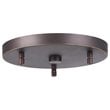 Woodbridge Lighting Fulton ST64 3-Light Metal Cluster Pendant in Bronze/Brass