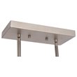 Woodbridge Lighting Elliot 4-Light Metal Linear Pendant in Antique Nickel