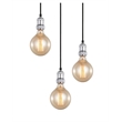 Woodbridge Lighting Fulton G125 3-Light Metal Cluster Pendant in Chrome