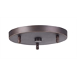 Woodbridge Lighting Fulton G125 3-Light Metal Cluster Pendant in Chrome/Bronze