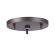 Woodbridge Lighting Fulton G125 3-Light Metal Cluster Pendant in Chrome/Bronze