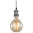 Woodbridge Lighting Fulton G125 3-Light Metal Cluster Pendant in Gray/Bronze