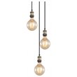 Woodbridge Lighting Fulton G125 5-Light Metal Cluster Pendant in Bronze/Brass