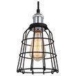 Woodbridge Lighting Fulton ST64 3-Light Metal Cluster Pendant in Chrome/Bronze
