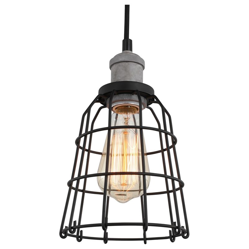 Woodbridge Lighting Fulton ST64 3-Light Metal Cluster Pendant in Gray/Bronze