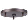 Woodbridge Lighting Fulton ST64 3-Light Metal Cluster Pendant in Gray/Bronze