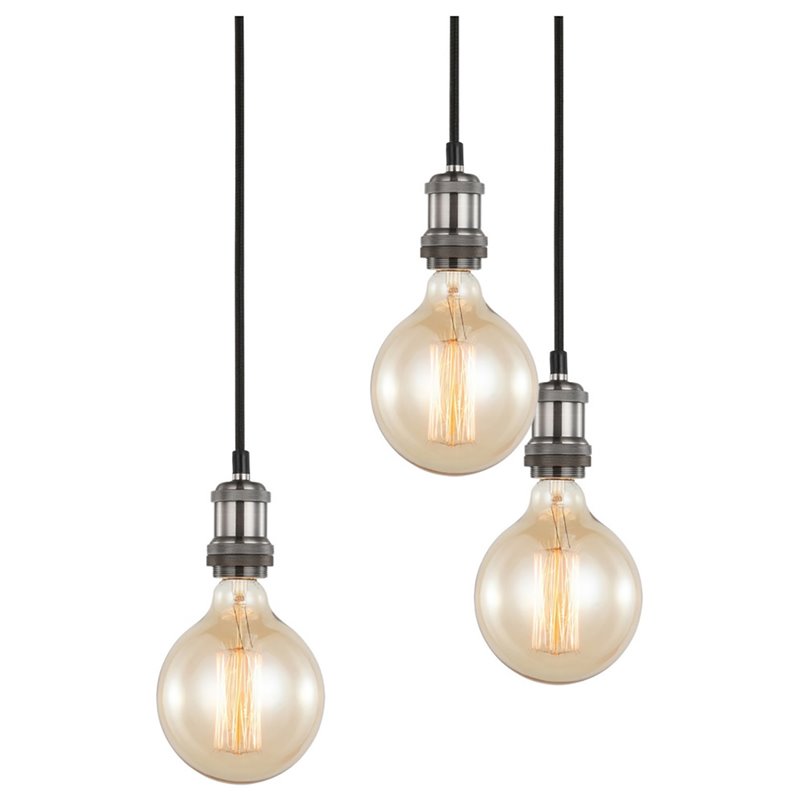 Woodbridge Lighting Fulton G125 5-Light Metal Chandelier in Antique Nickel