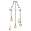 Woodbridge Lighting Fulton G125 5-Light Metal Chandelier in Chrome