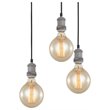 Woodbridge Lighting Fulton G125 5-Light Metal Chandelier in Gray/Bronze