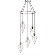 Woodbridge Lighting Lanning 5-Light Metal Chandelier in Satin Nickel