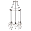 Woodbridge Lighting Lanning 5-Light Metal Chandelier in Satin Nickel