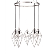 Woodbridge Lighting Lanning 5-Light Metal Chandelier in Satin Nickel
