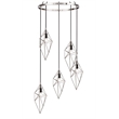 Woodbridge Lighting Lanning 5-Light Metal Chandelier in Satin Nickel