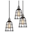 Woodbridge Lighting Fulton ST64 5-Light Metal Chandelier in Antique Nickel