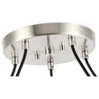 Woodbridge Lighting Fulton ST64 5-Light Metal Chandelier in Antique Nickel