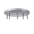 Woodbridge Lighting Fulton ST64 5-Light Metal Cluster Pendant in Antique Nickel