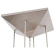 Woodbridge Lighting Pyramid 5-Light Glass Pendant in Satin Nickel/Amber