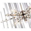 Woodbridge Lighting Spires 6-Light Metal Chandelier in Nickel/Plated Chrome