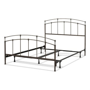 Fenton King Bed w/ Frame - Black Walnut