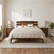 Complete Bed - King - Walnut