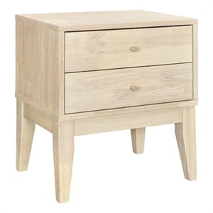 Willa - 2 Drawer Nightstand - Natural