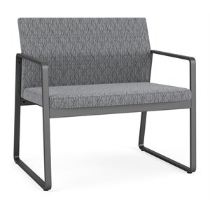 gansett bariatric chair in charcoal frame finish
