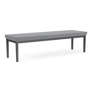 lenox steel 3 seat bench in charcoal frame finish