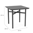 Avon Reception Square End Table 20x20