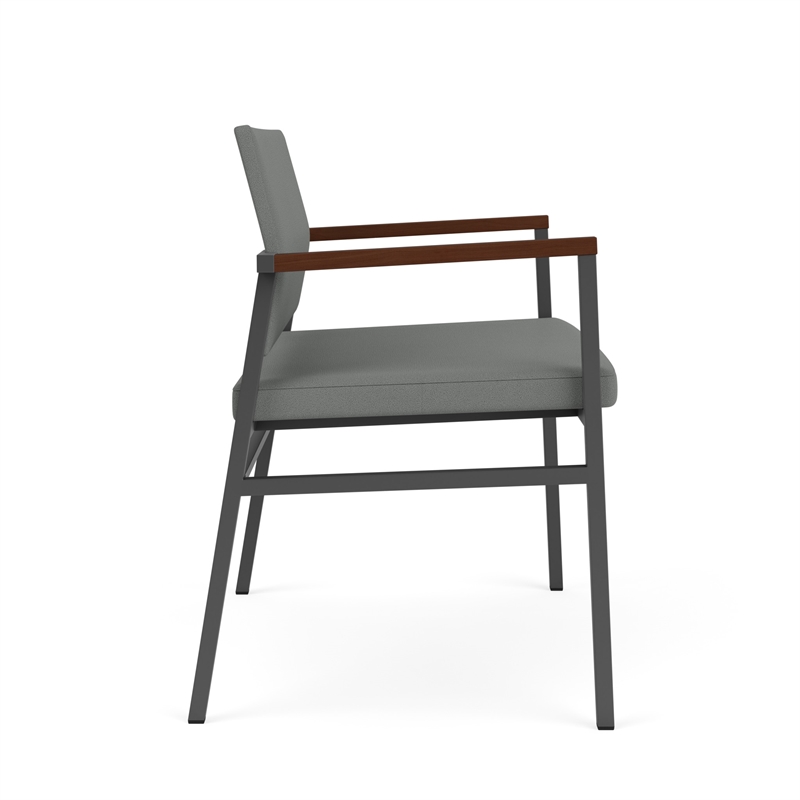 Avon Reception Bariatric Chair UPH Seat Back / Charcoal Steel / Light Gray