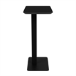 Luxe Lounge Reception Waiting Room Personal Table HPL Top / Black Steel / Black