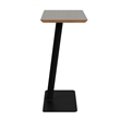 Willow Lounge Lobby Reception Waiting Personal Table / Black Steel / Gray