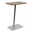 Willow Lounge Lobby Reception Waiting Personal Table / Silver Steel / Gray