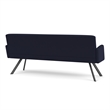 Willow Lounge Lobby Reception Waiting Sofa / Charcoal Steel / Navy Blue