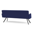 Willow Lounge Lobby Reception Waiting Room Sofa / Charcoal Steel / Blue