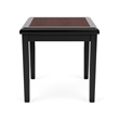 Belmont Lounge Reception Waiting Room HPL Top End Table / Black Wood / Walnut