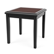 Belmont Lounge Reception Waiting Room HPL Top End Table / Black Wood / Walnut