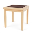 Belmont Lounge Reception Waiting Room HPL Top End Table / Natural Wood / Walnut