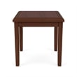 Belmont Lounge Reception Waiting Room HPL Top End Table / Walnut Wood / Walnut