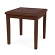 Belmont Lounge Reception Waiting Room HPL Top End Table / Walnut Wood / Walnut