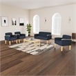 Belmont Lounge Reception Waiting Room HPL Top End Table / Walnut Wood / Walnut