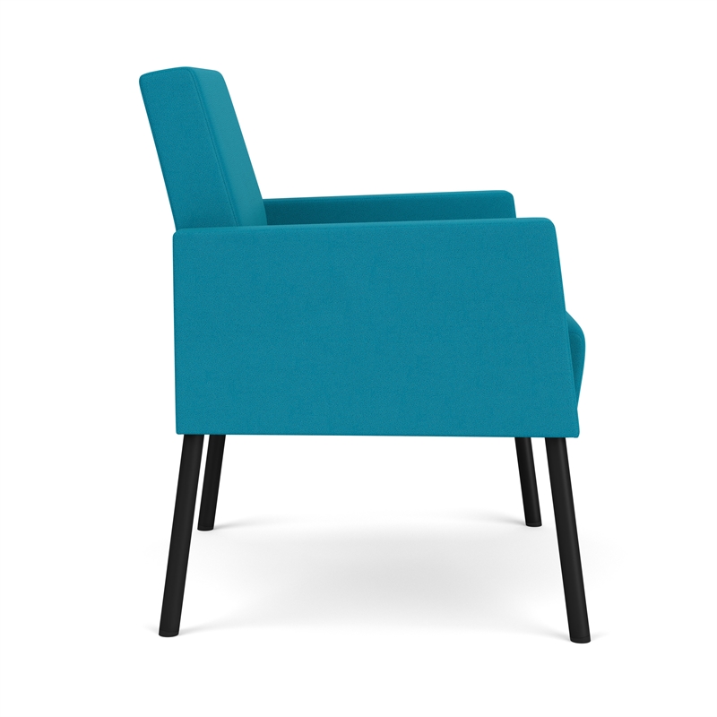 Lesro Mystic Lounge Reception Guest Chair in Teal