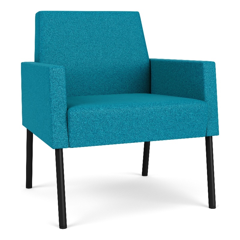 Lesro Mystic Lounge Reception Guest Chair in Teal