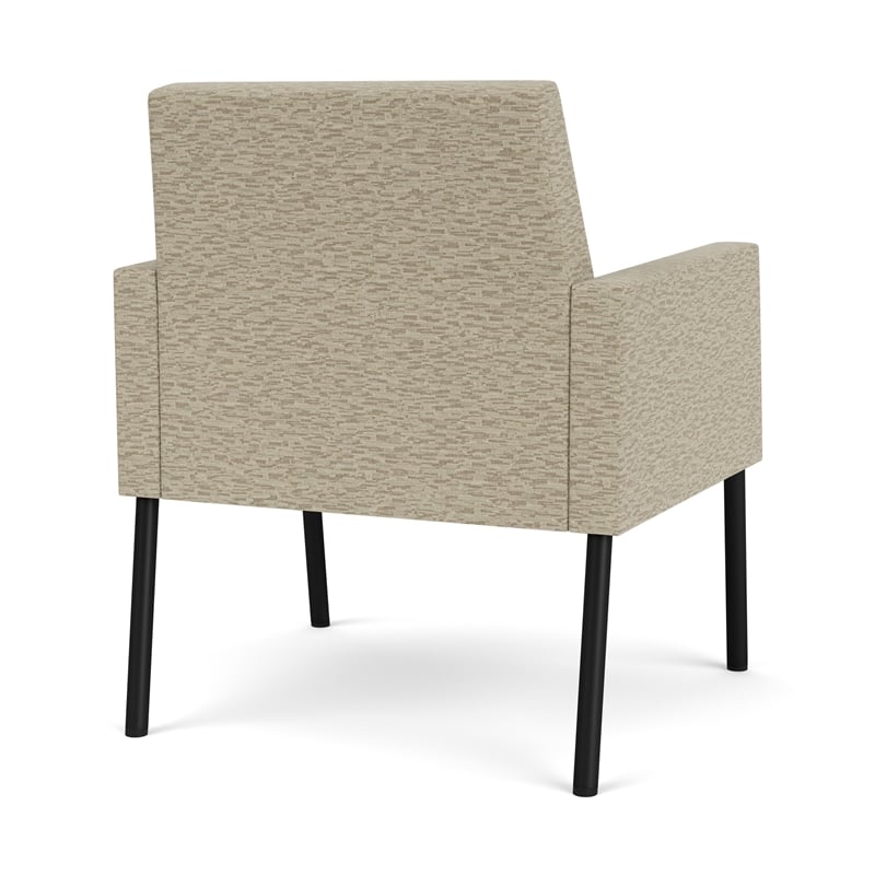 Lesro Mystic Lounge Reception Guest Chair in Beige