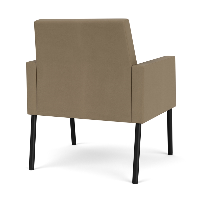 Lesro Mystic Lounge Reception Guest Chair in Brown